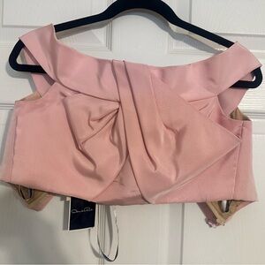 Oscar de la Renta Blush and Gold Camisole